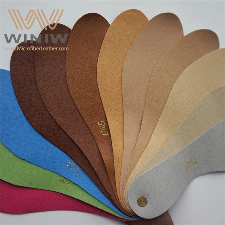 High Quality Pu Shoe Lining Microfiber Leather