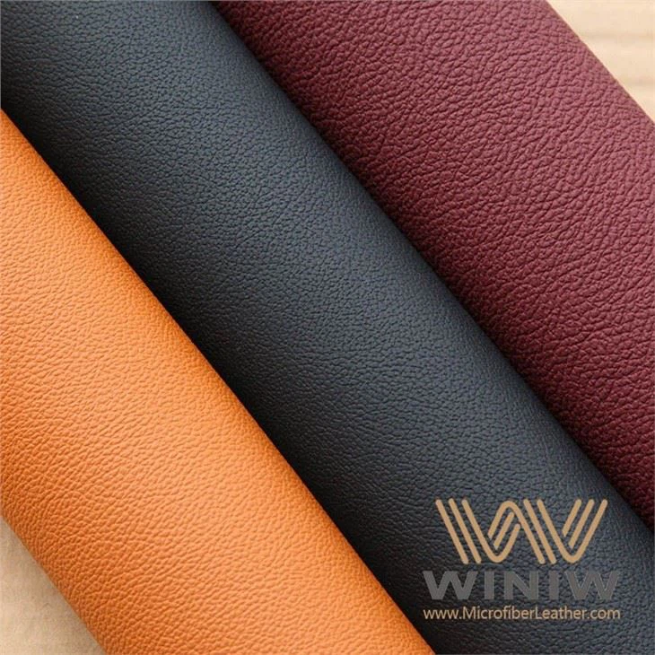 Solvent Free PU Synthetic Upholstery Leather Fabric
