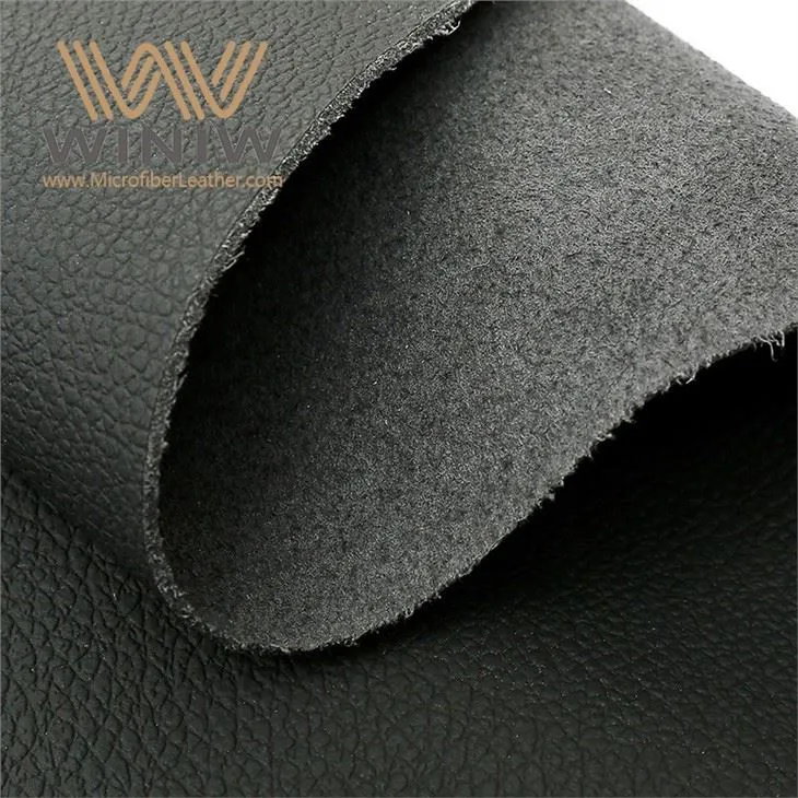 Black Leather PU Leather For Car Seats