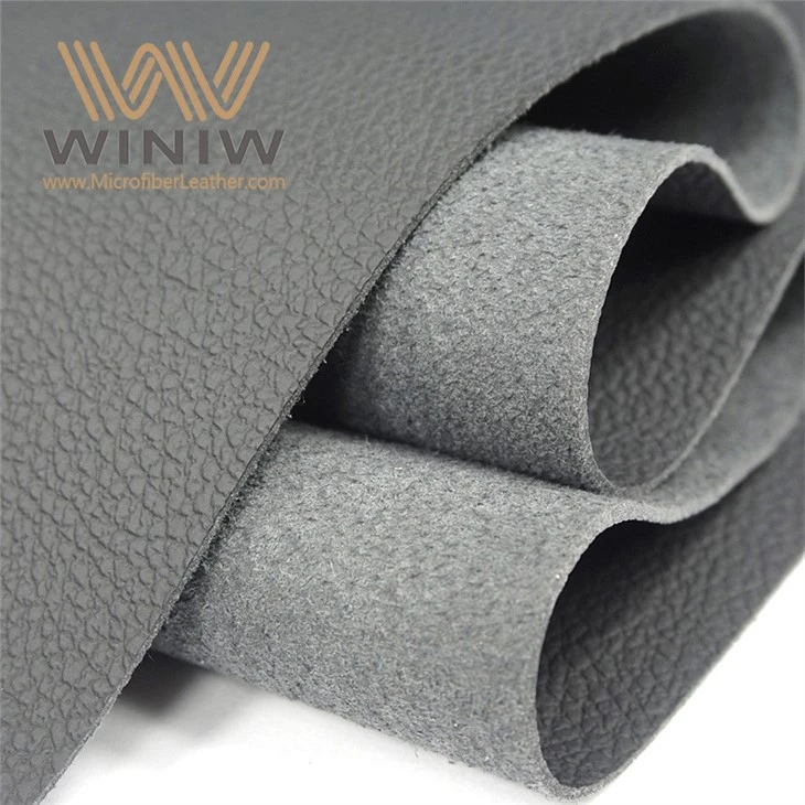 Gray Clemence Leather Upholstery Fabrics