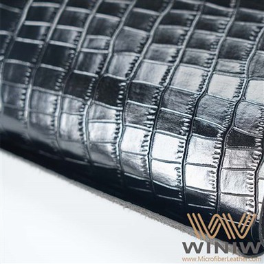 หนังไวนิลสิทธิบัตรสีดำสำหรับรองเท้า