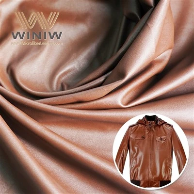 ผ้าเสื้อผ้า PU หนังสังเคราะห์ไมโครไฟเบอร์สัมผัสนุ่ม